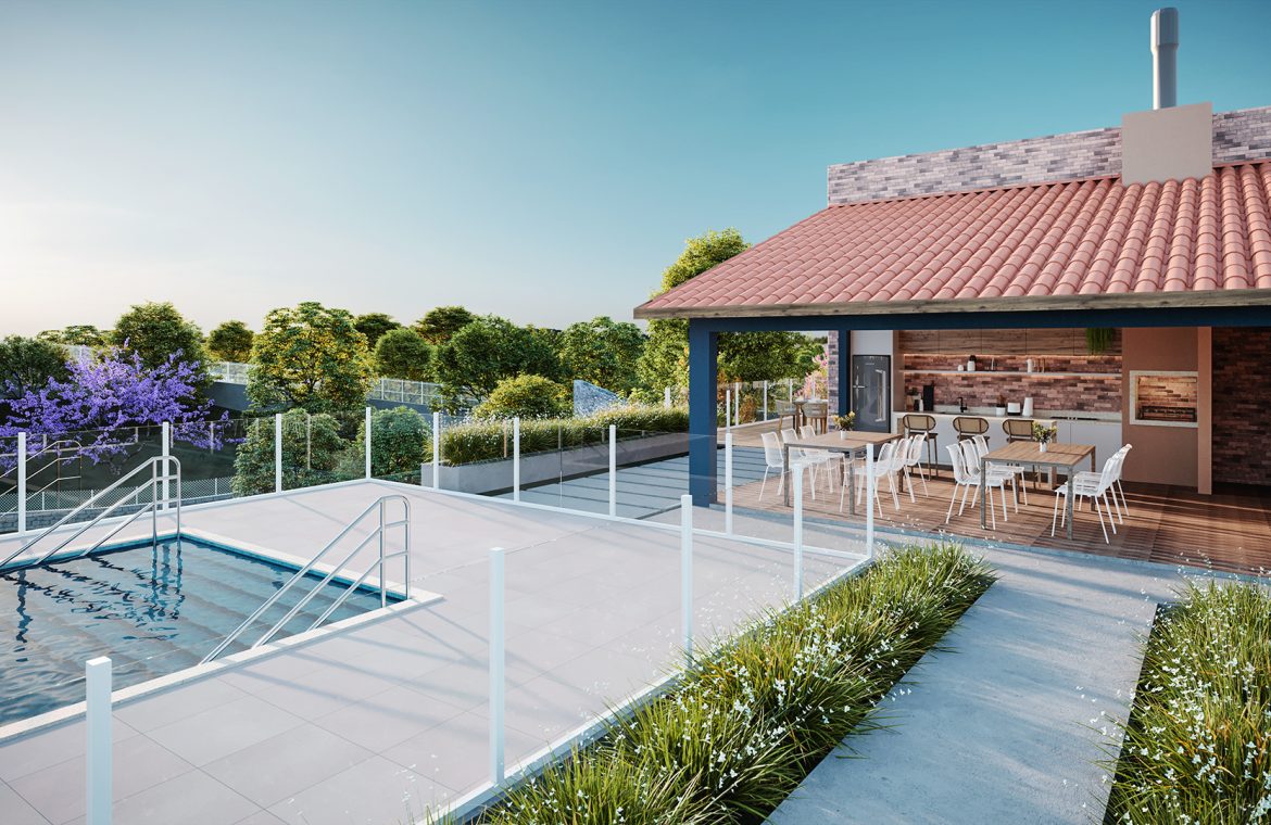 APARTAMENTOS COM 2 DORMITÓRIOS, PISCINA, LAGO PRIVADO, RECANTO DO LAGO RESIDENCIAL - CRICIÚMA