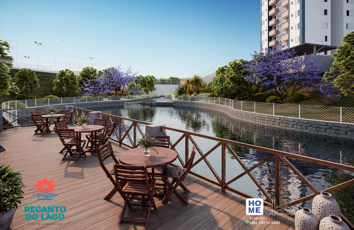 APARTAMENTOS COM 2 DORMITÓRIOS, PISCINA, LAGO PRIVADO, RECANTO DO LAGO RESIDENCIAL - CRICIÚMA